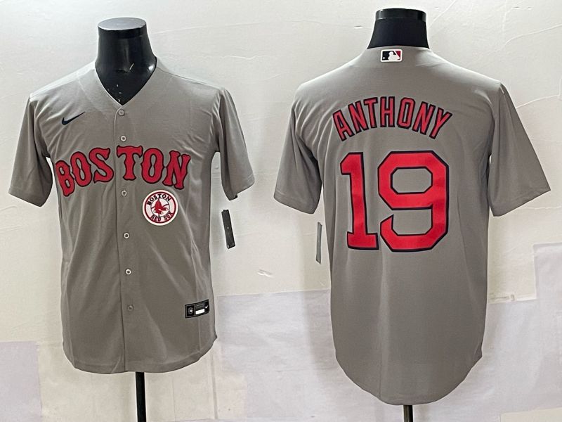 Men Boston Red Sox Nike #19 Anthony Grey 2025 MLB Jersey 01->boston red sox->MLB Jersey